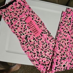 Lilly Pulitzer Weekender High Rise Leggings in Pink Topaz My Favorite Place NWT